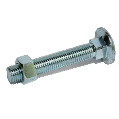 M10 (4.8-MS) Zinc Plated Coachbolt & Nut