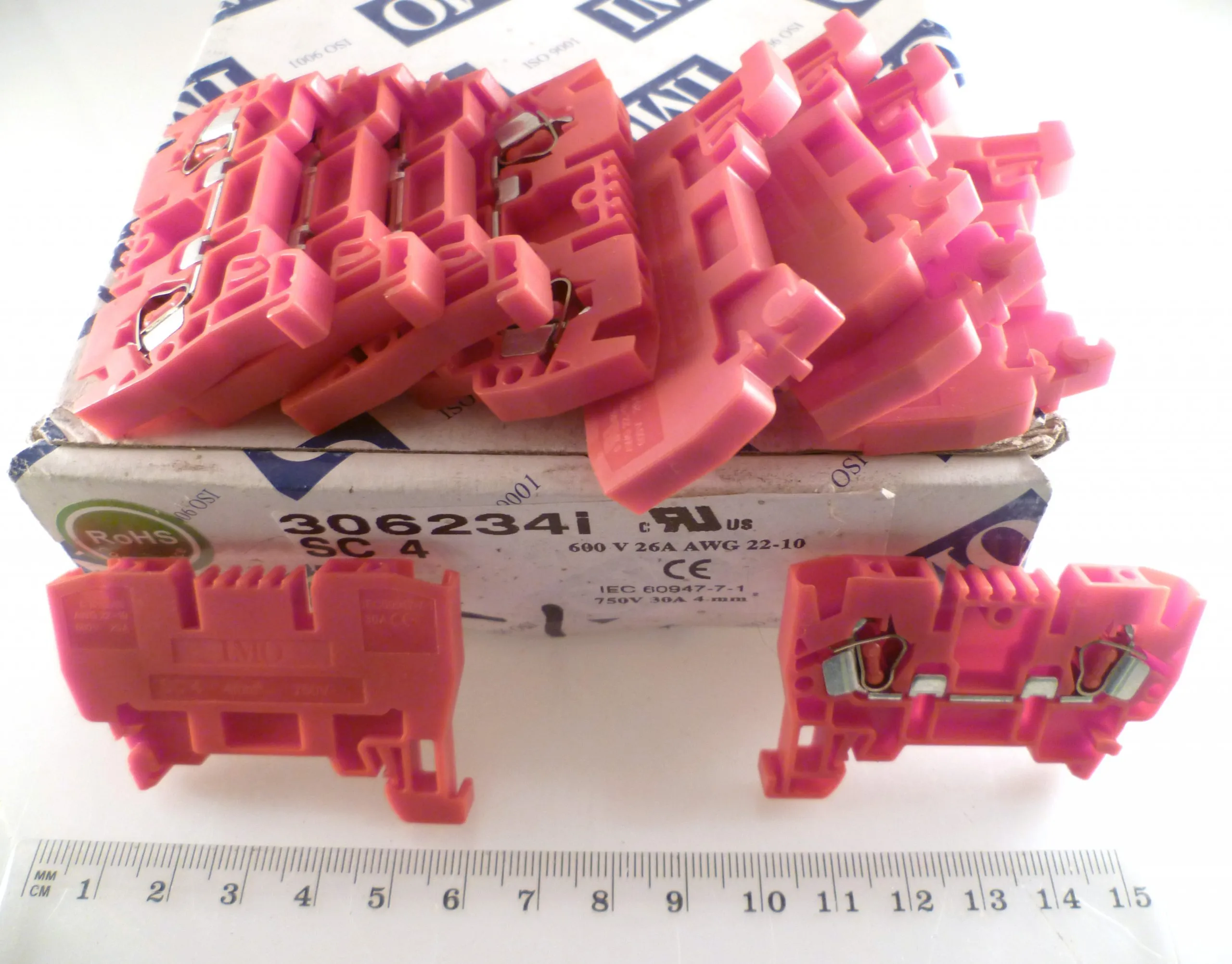 IMO SC4 306234i Spring Clamp Terminals 4mm² 750V 10 Pieces EB4F5-1