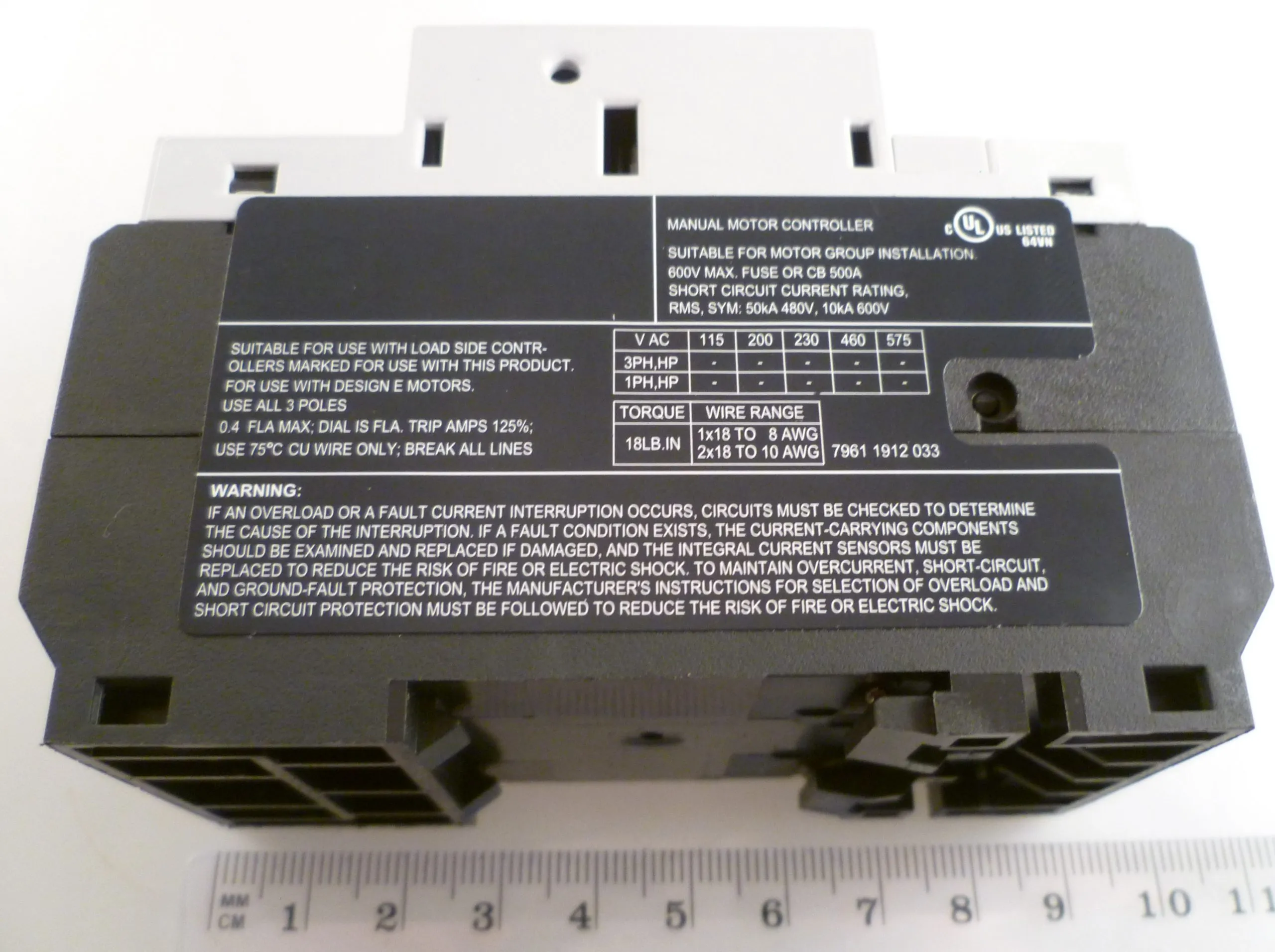 IMO C4/32T-0,4 Thermal Magnetic Circuit Breaker MBB015A - Image 5