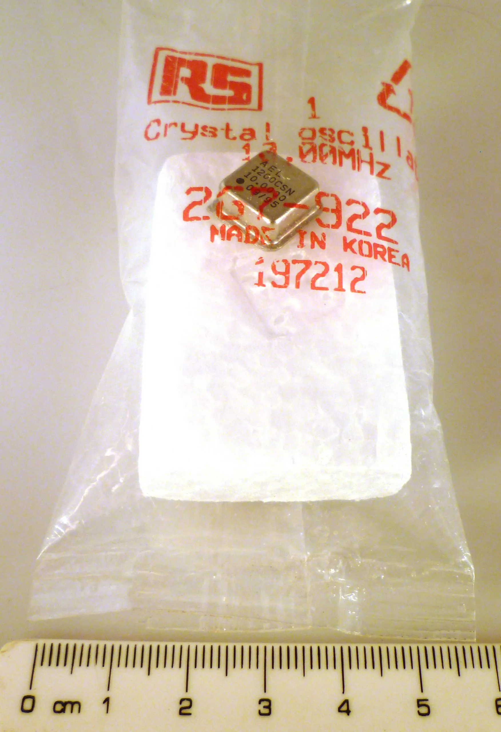 AEL 1210CSN – RS 267-922 10Mhz Crystal Oscillator OM1141B - Image 2